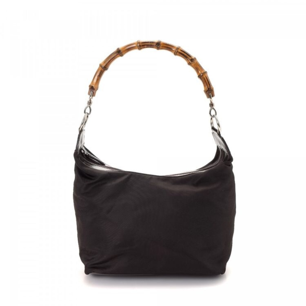 Gucci Diana nylon bamboo handle mini tote